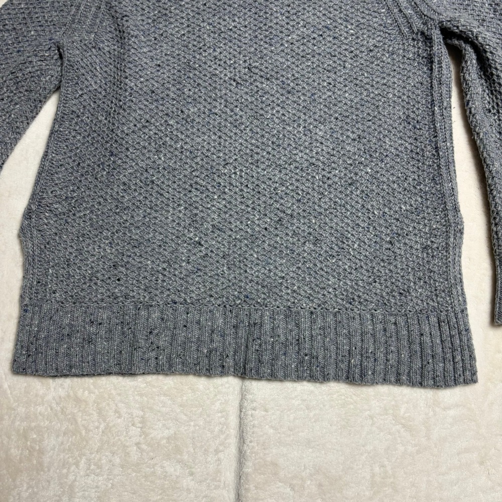 Lauren Ralph Lauren Women Turtleneck Sweater Medium Gray Speckled Cozy Winter - Picture 11 of 15